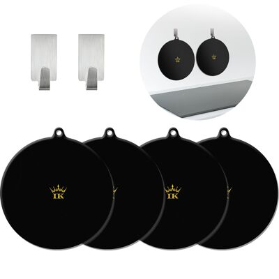 Protections pour induction Induction Kings®, 4 tapis + 2 cintres de luxe gratuits