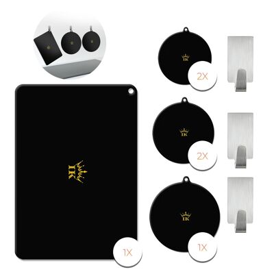Protections pour induction Induction Kings®, 6 tapis + 3 cintres de luxe gratuits