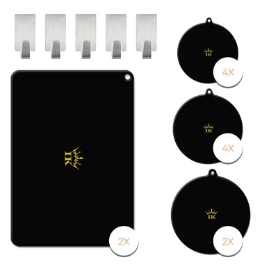 Protections pour induction Induction Kings®, 12 tapis + 5 cintres de luxe gratuits