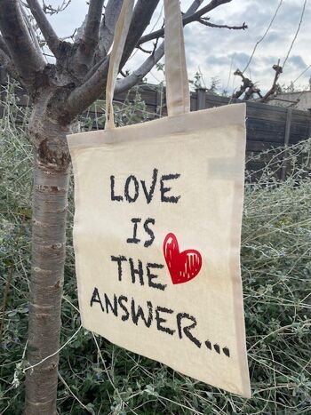 Tote Bag Love is the Answer 1