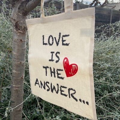 Tote Bag El amor es la respuesta