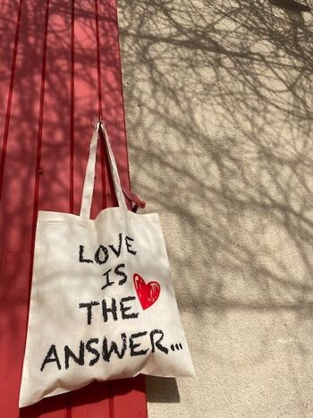 Tote Bag Love is the Answer 2