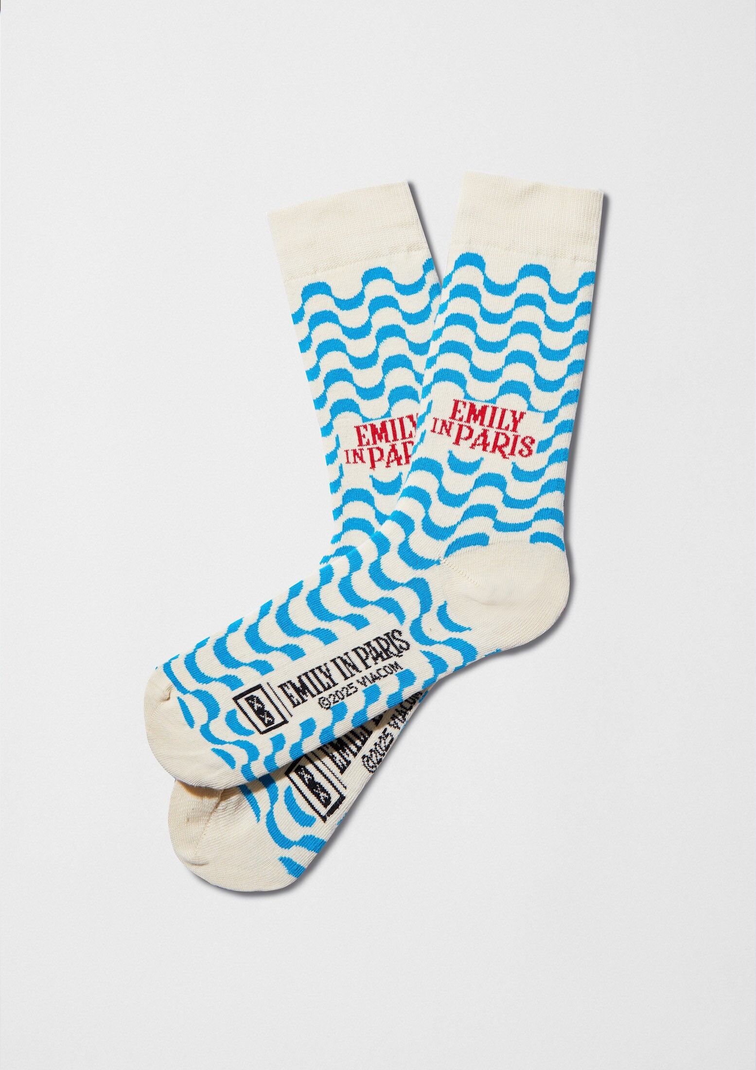 BeEmilyinParis Waves - Chaussettes 100 % coton bio
