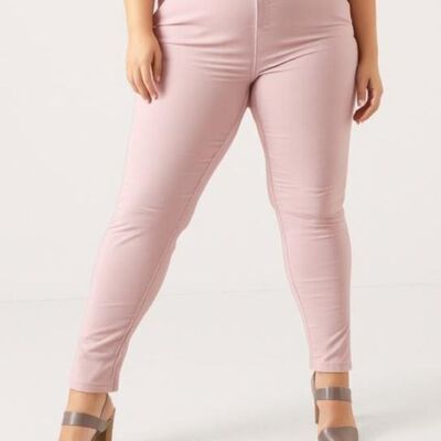 Pantalones beige de talla grande (B309)