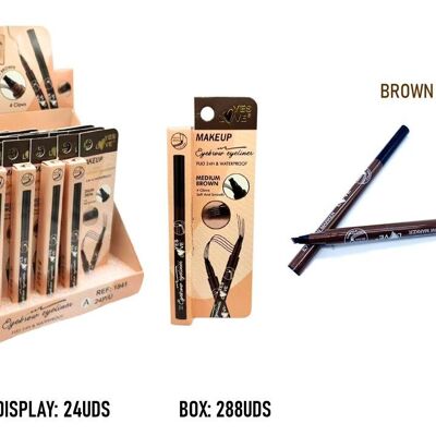 Marqueur pour sourcils microblading marron moyen