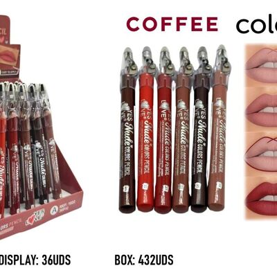 Taille-crayon crémeux Couleurs crème Rouge à lèvres