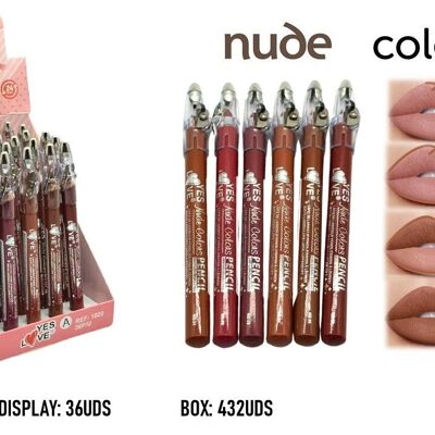 Taille-crayon crémeux aux couleurs nude pour les lèvres