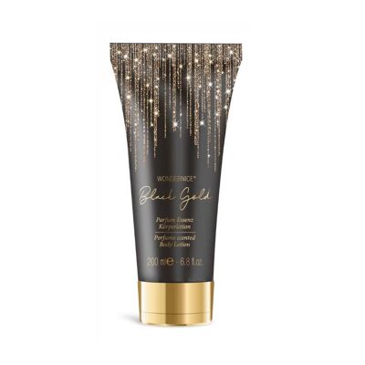 Lozione corpo profumata Black Gold en tubo decorato