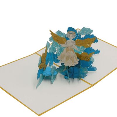 Carte pop-up Ange gardien