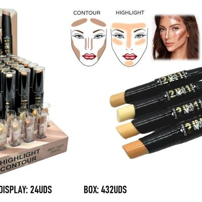 CORRECTEUR ILLUMINATEUR CONTOUR DU VISAGE