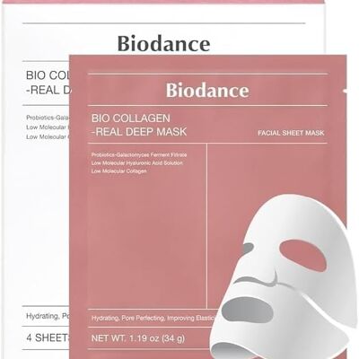 Real Deep Mask – Masques Tissu Réparateurs & Régénérants – BIODANCE