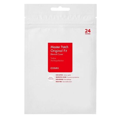 Master Patch Original Fit – 24 Patchs Purifiants Invisibles pour Boutons - COSRX