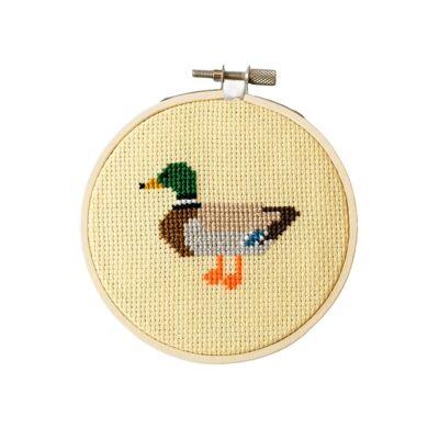 Kit de point de croix Canard