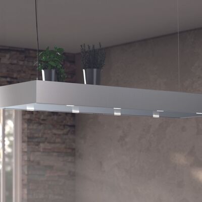 ESTANTE ISLA CAMPANA cm.176X54 - Acero inoxidable - 900 m3/h