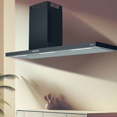 CAPPA ELEA PARETE cm.180x50 camino Sinistro- Nera - 900 m3/h