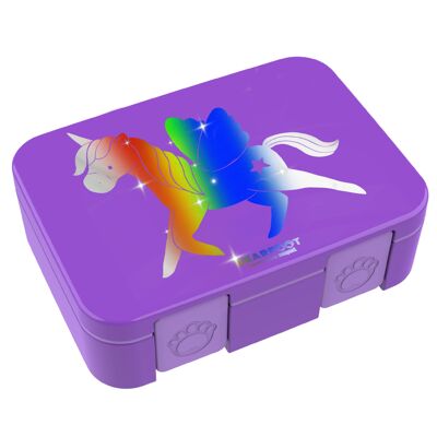 Boîte à lunch compartimentée, légère et étanche - Unicorn GLOW