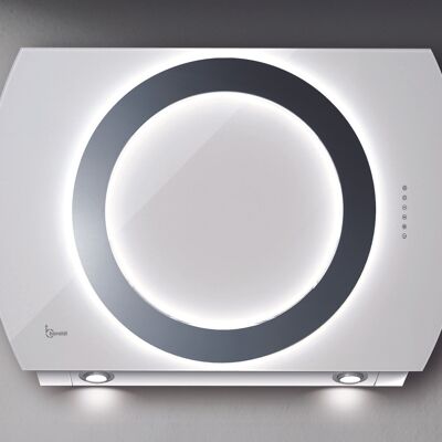 CAPPA NIMA cm. 90 - vetro Bianco - 800 m3/h