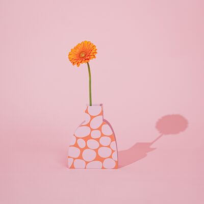 Pietre rosa - Vaso unico, regalo per la casa, regalo di inaugurazione della casa, decorazione da tavola