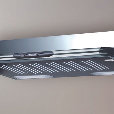 CAPPA SWING cm. 90 - Inox, Nero - 270 m3/h - Filtro Carbone Incluso