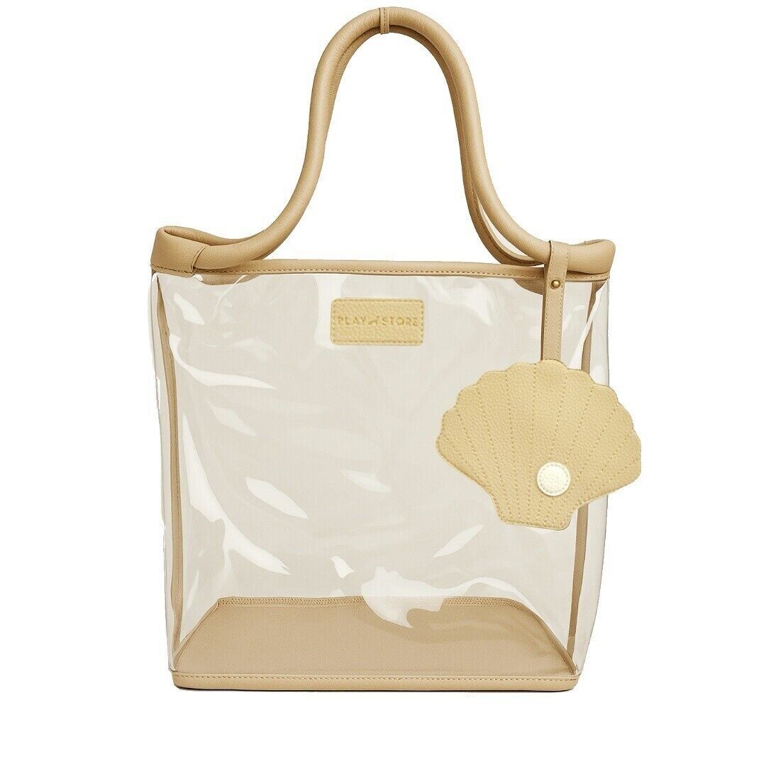 Beige Beach Bag