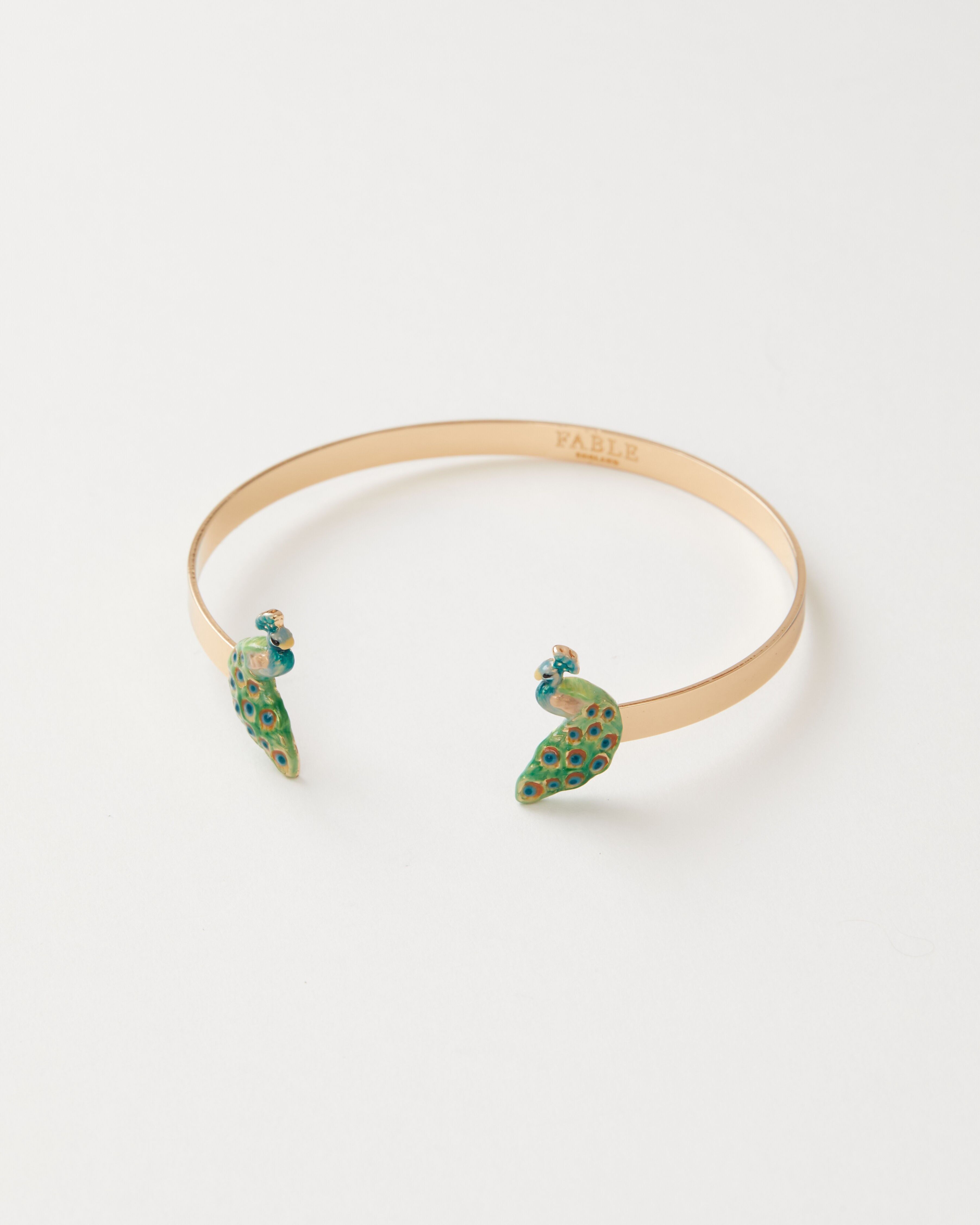 Bracelet Paon en Émail FABLE