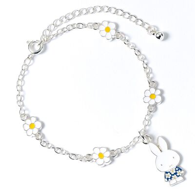 Bracelet chaîne marguerite Miffy