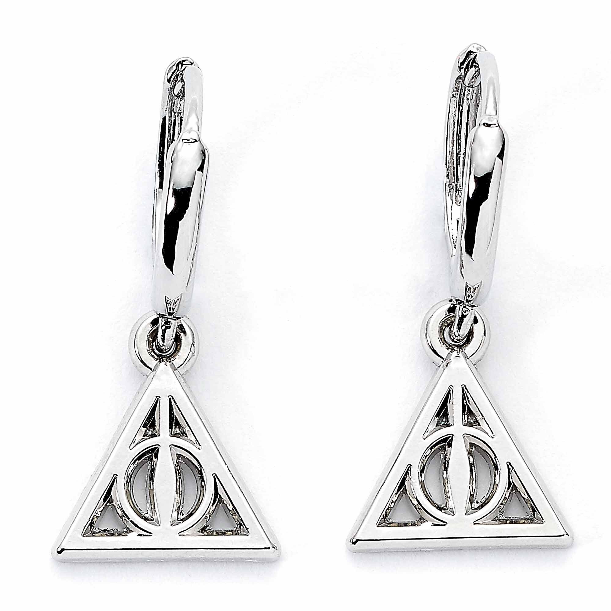Boucles d'oreilles créoles Reliques de la Mort Harry Potter