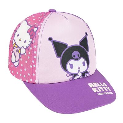 GORRA VISERA CURVA HELLO KITTY KUROMI - 2200010485