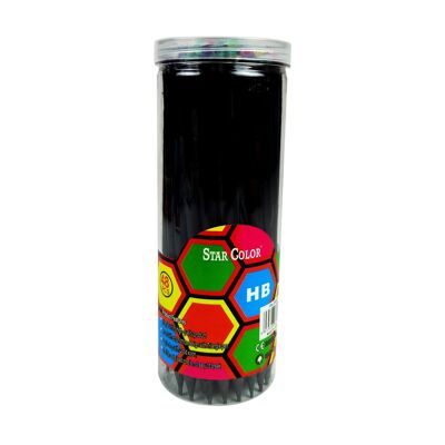 Schwarze Holzstifte mit Kristall-Strass-Detail (48er-Set)