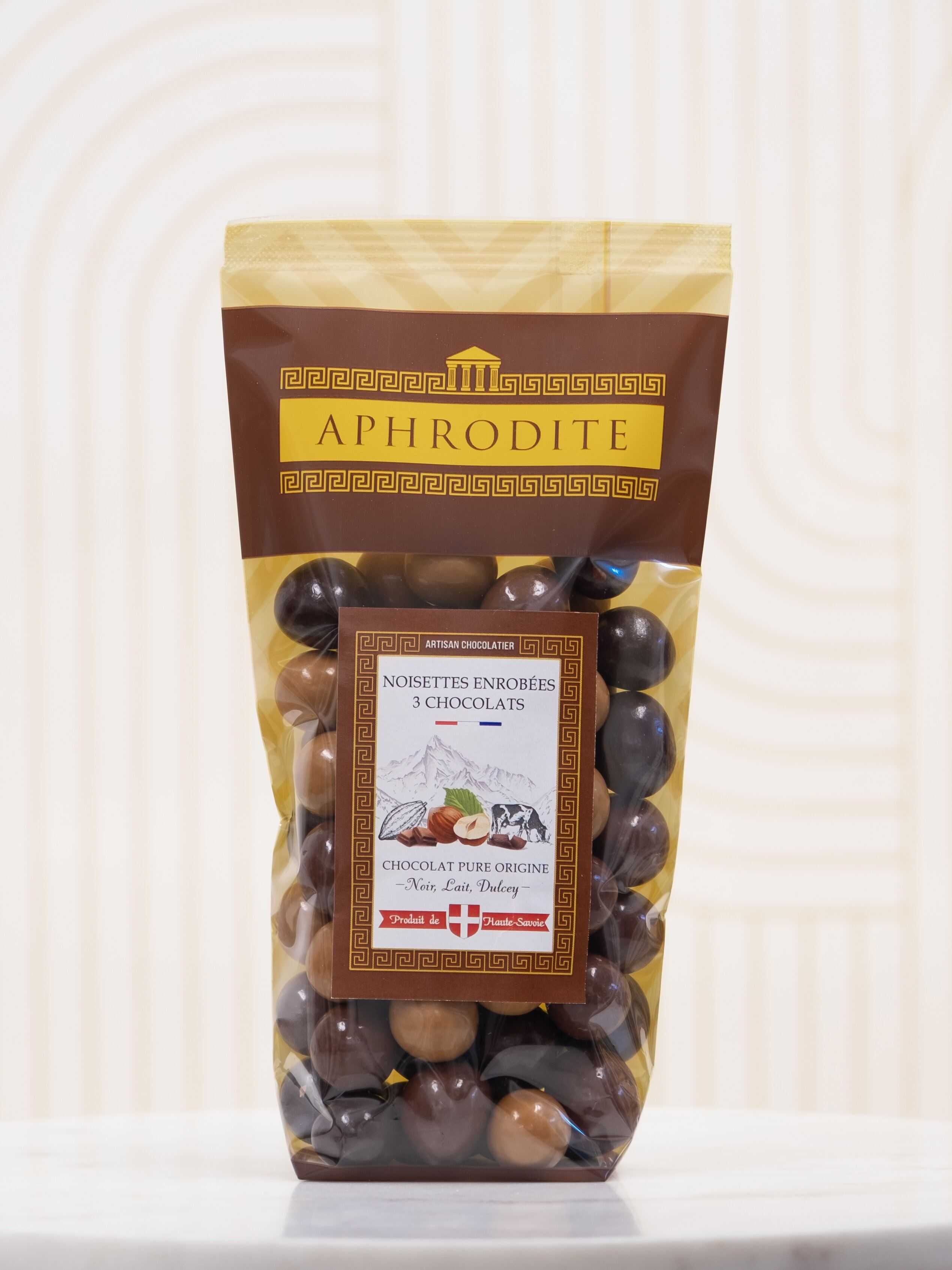 Dark and milk chocolate hazelnut balls, Dulcey (200g)