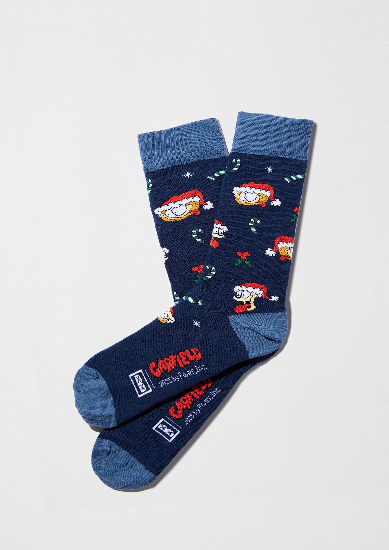 BeGarfield Santa - 100% Organic Cotton Socks