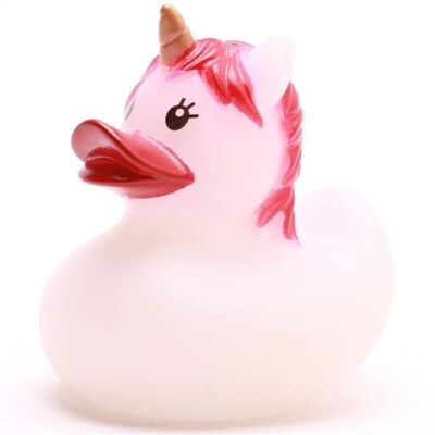 Paperella di gomma unicorno