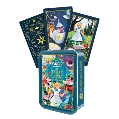 Alice au pays des merveilles Tiny Tarot en étain Insight Editions