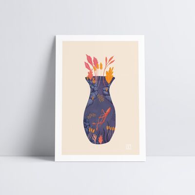 Ocean Vase Art Print1