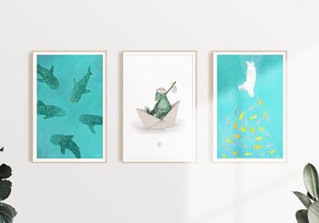 Requins baleines Art Print1 4