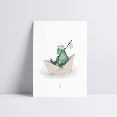 Little Lizard Adventure Art Print2