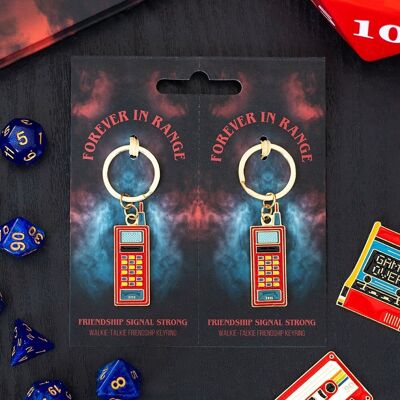 Lot de 2 porte-clés talkie-walkie de l'amitié