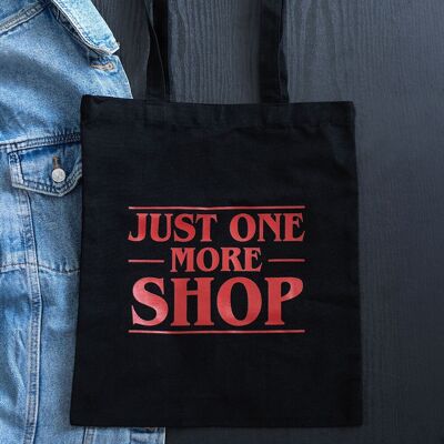 Sac fourre-tout en polycoton Just One More Shop