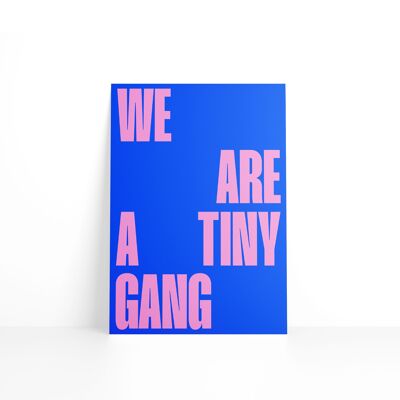 Grußkarte - Tiny Gang
