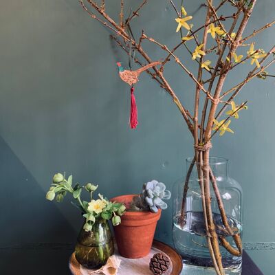 Pheasant Tassel Decoration