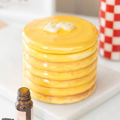 Quemador de aceite con forma de pila de panqueques