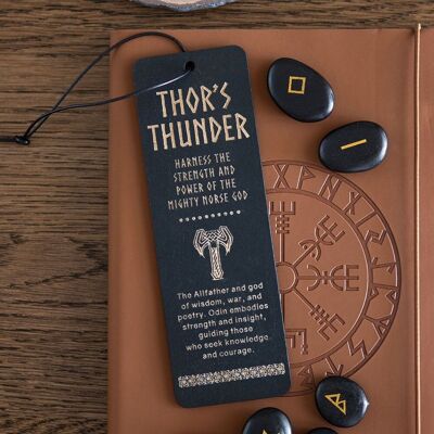 Segnalibro in legno "Thor's Thunder"