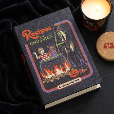 Scatola portaoggetti a forma di libro di ricette per bambini di Steven Rhodes