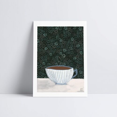A Secret Tea Garden Art Print3