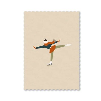 Cartes postales Patinage sur glace