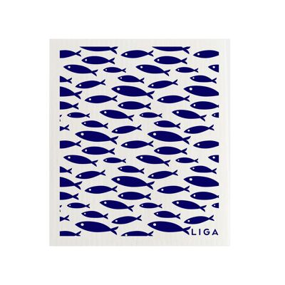 Torchons écologiques | Poisson et vague