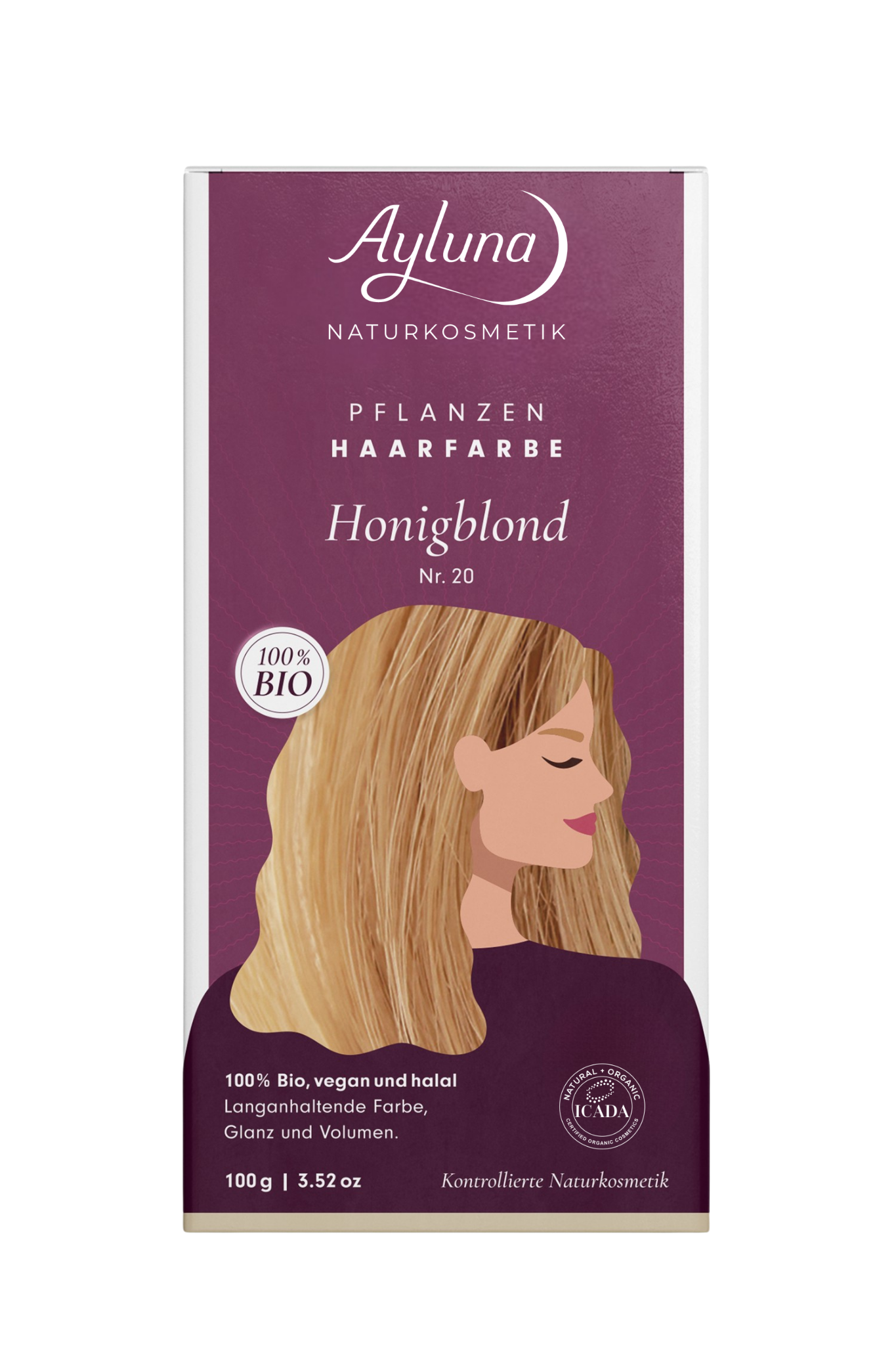 Coloration Végétale Blond Miel N°20