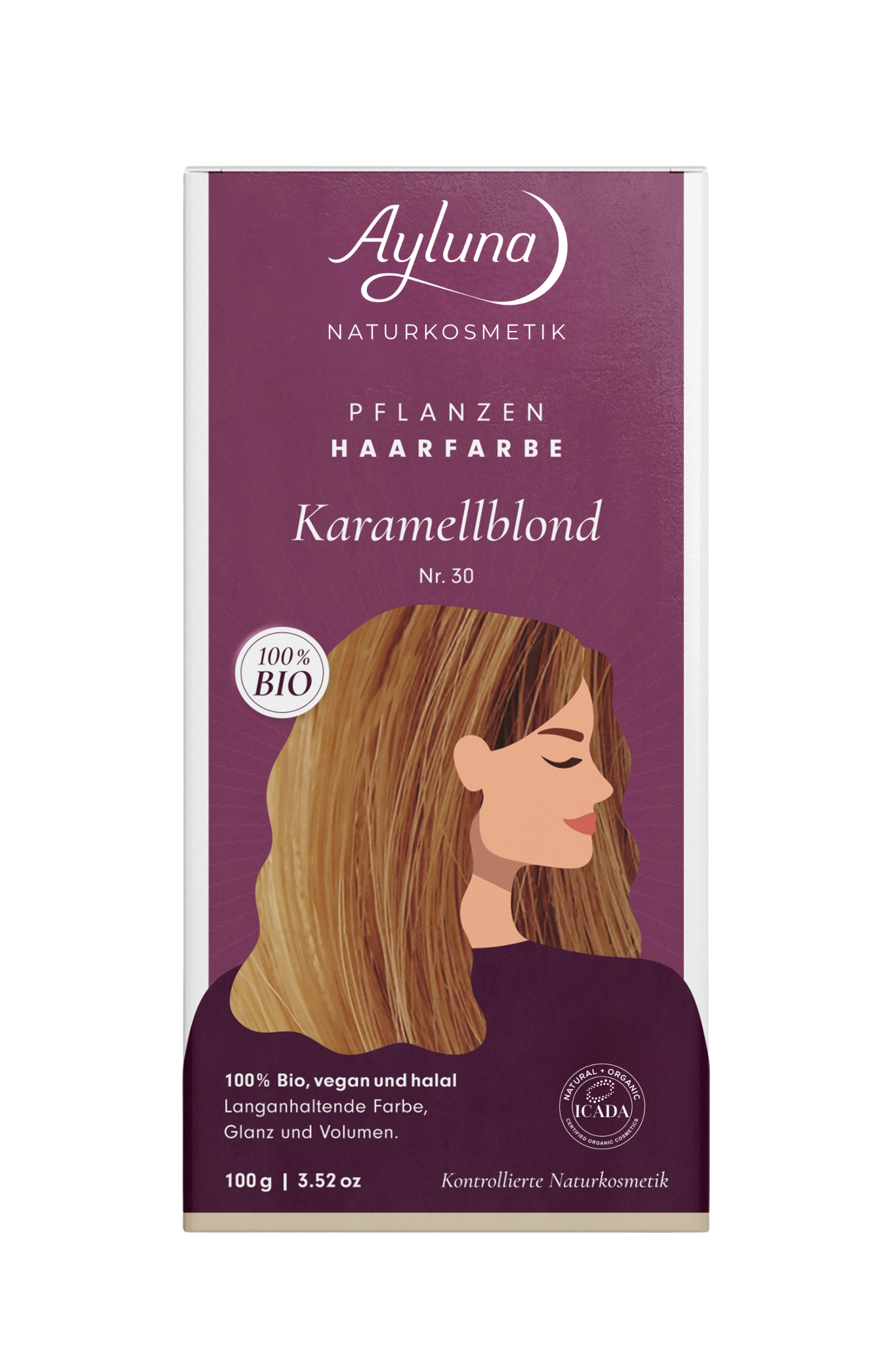 Herbal hair color caramel blonde No. 30