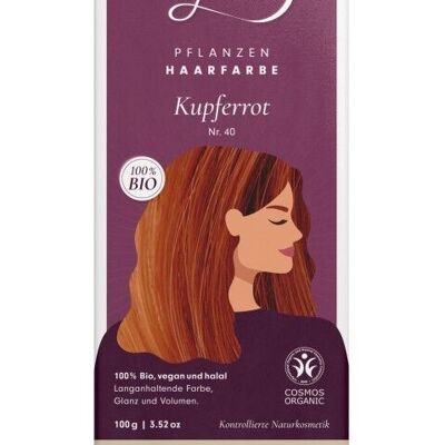 Herbal Hair Color Copper Red No. 40
