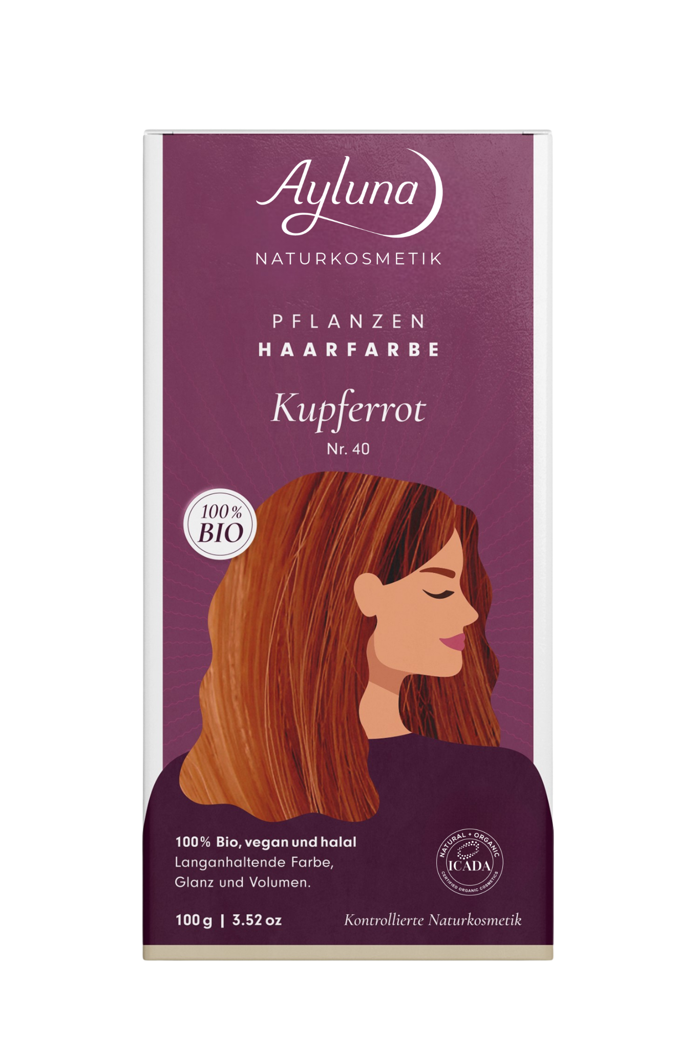 Herbal Hair Color Copper Red No. 40